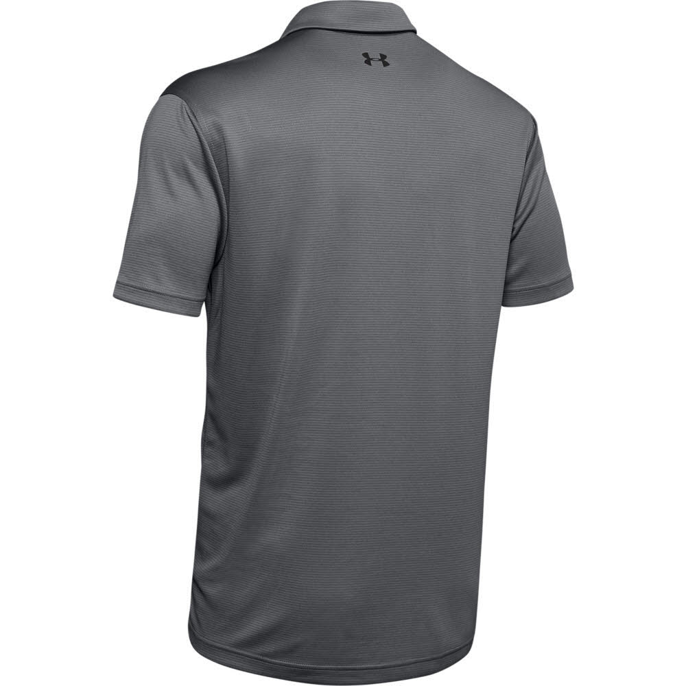 Under Armour Tech Polo BLK Herren Poloshirt T-Shirt Funktionsshirt grau