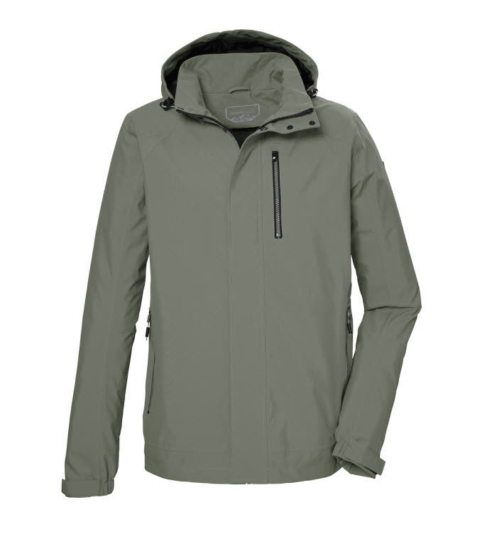 Killtec KOS 52 MN JCKT Regenjacke Herren grüngrau