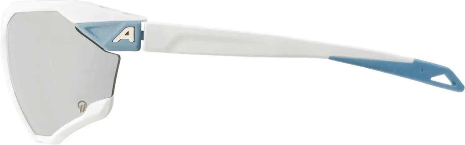 Alpina TWIST SIX Q Unisex Sportbrille Quattroflex weiß