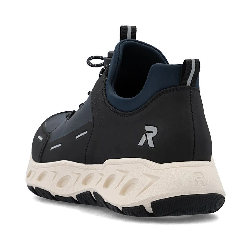 Rieker Damen Sneaker Low Halbschuhe dunkelblau