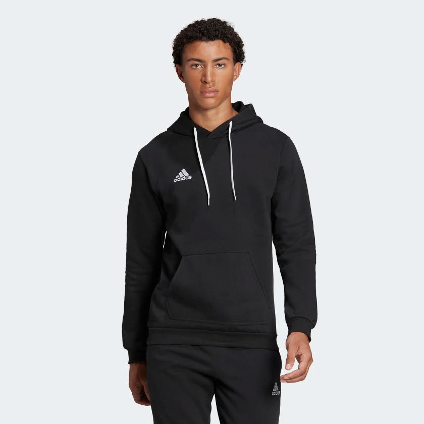 adidas Entrada 22 Herren Hoodie Kapuzenpullover schwarz