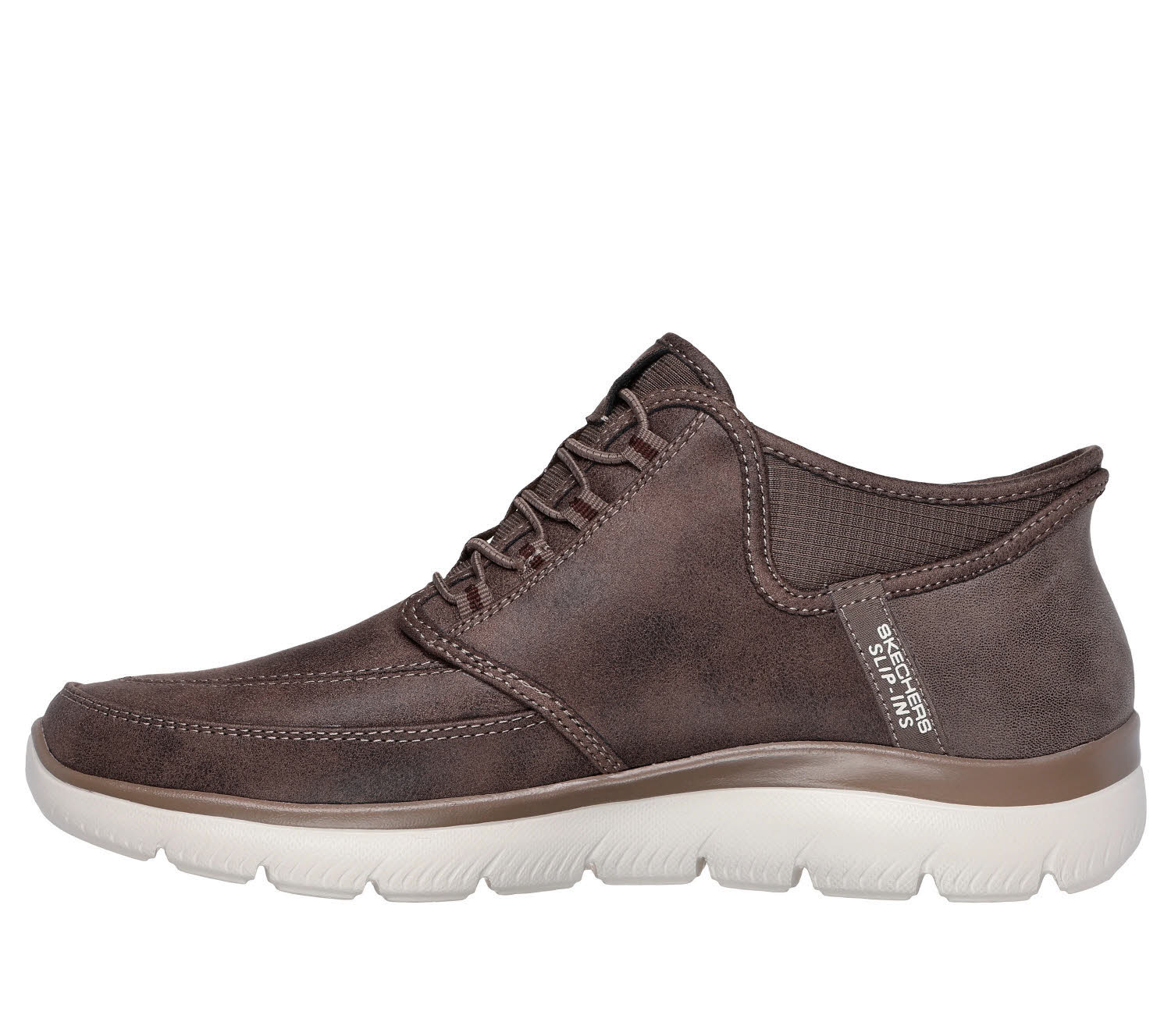 Skechers SUMMITS – SIEGUL Herren Slipper Sneaker Low Slip-ins braun