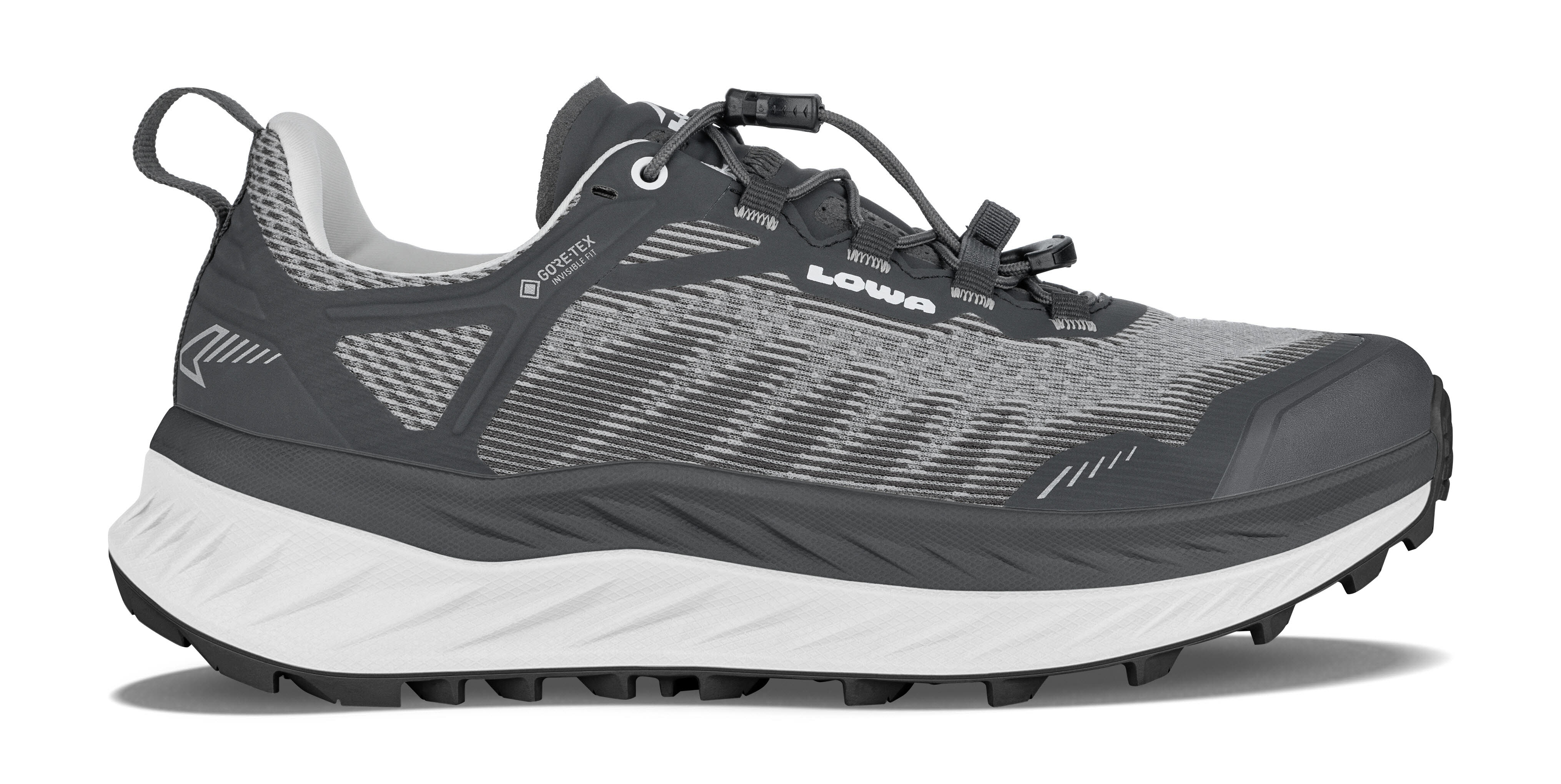 Lowa FORTUX GTX Laufschuh Joggingschuh Herren schwarz weiß