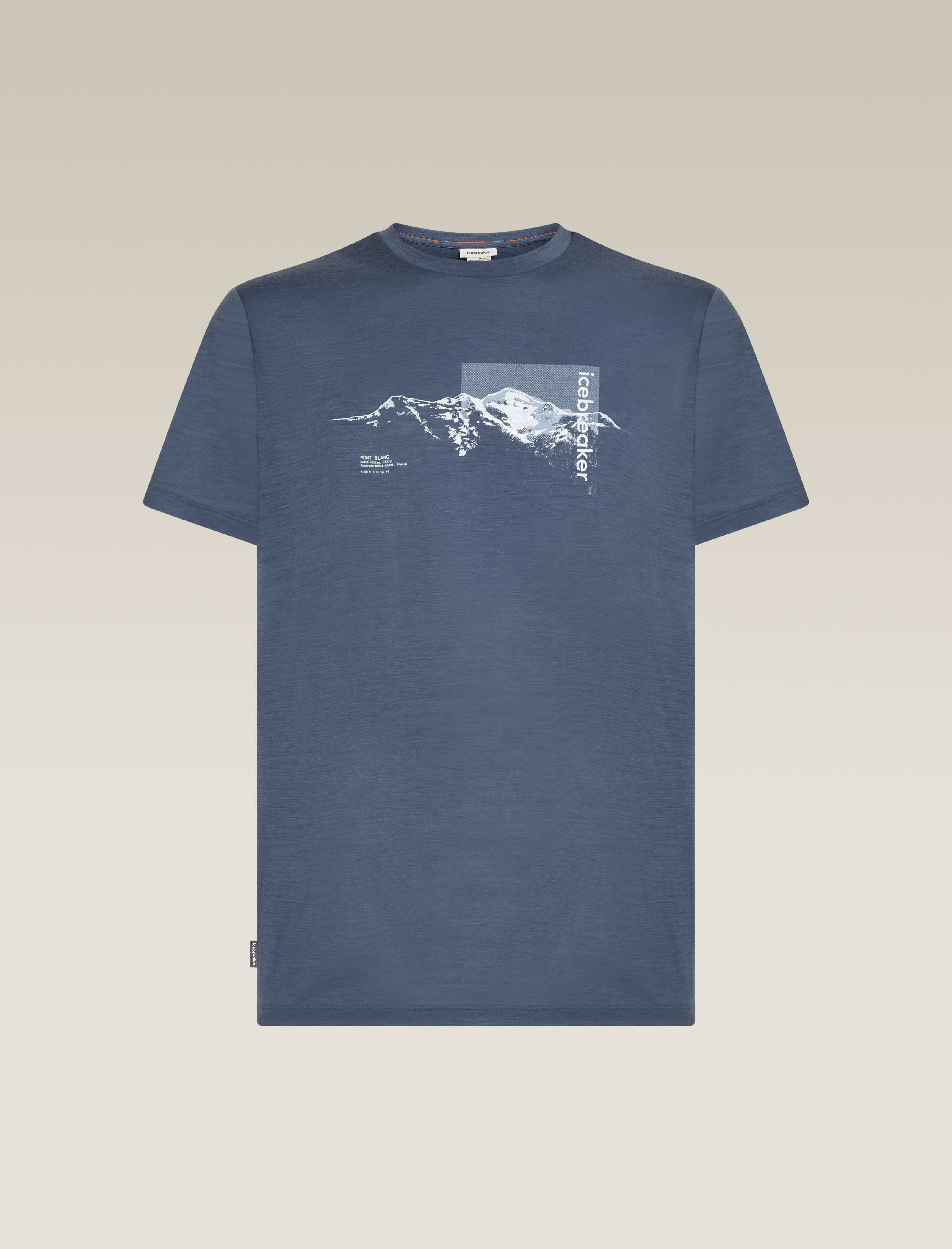 Icebreaker M 150 Tech Lite SS Tee Pure Altitude Herren Merinoshirt grau