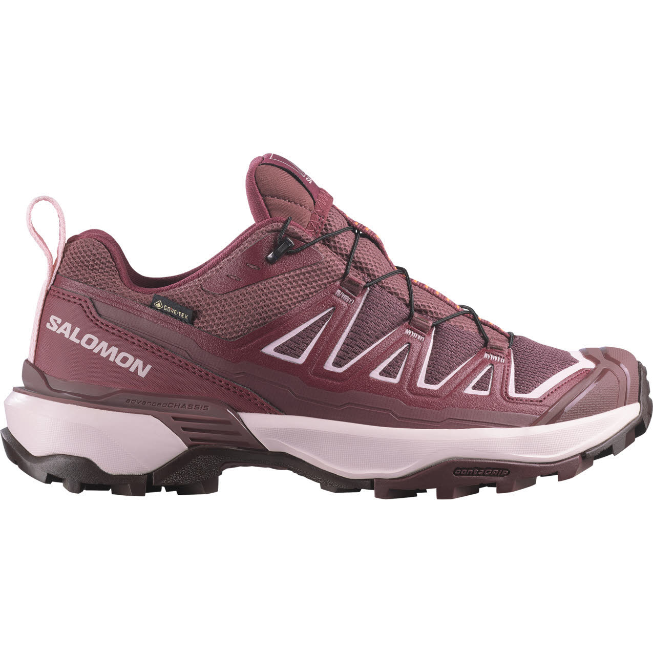 Salomon X ULTRA 360 EDGE GTX W Damen Wanderschuhe Walkingschuhe rot