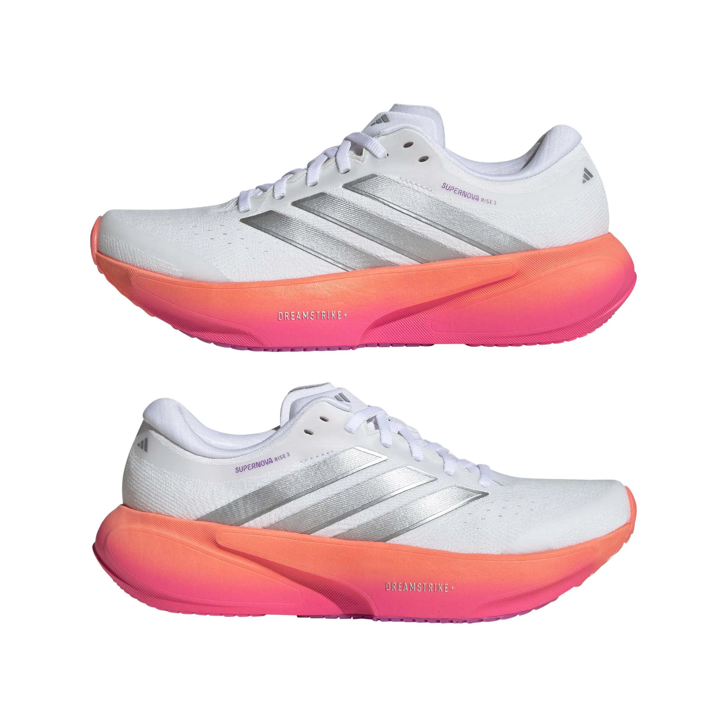 adidas SUPERNOVA RISE 3 W Damen Laufschuhe Joggingschuhe weiß/grau/pink