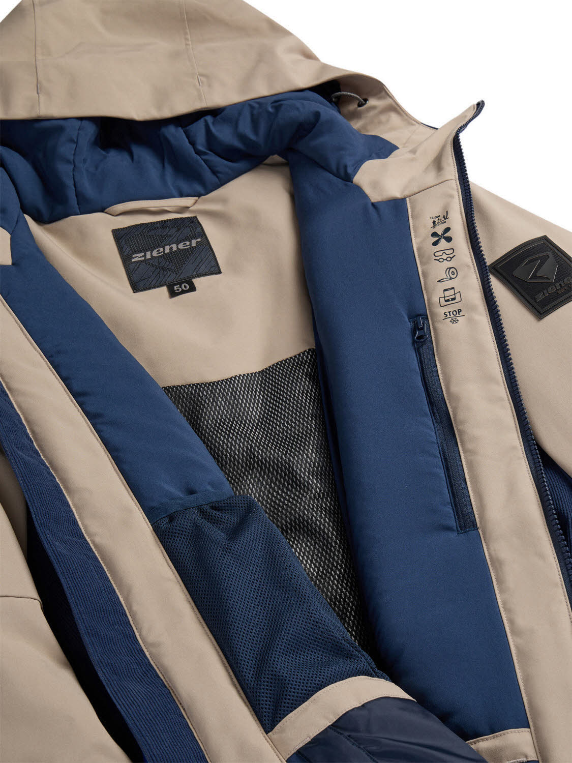 Ziener TOBIN-Z Jacket Man Herren Skijacke Schneejacke blau