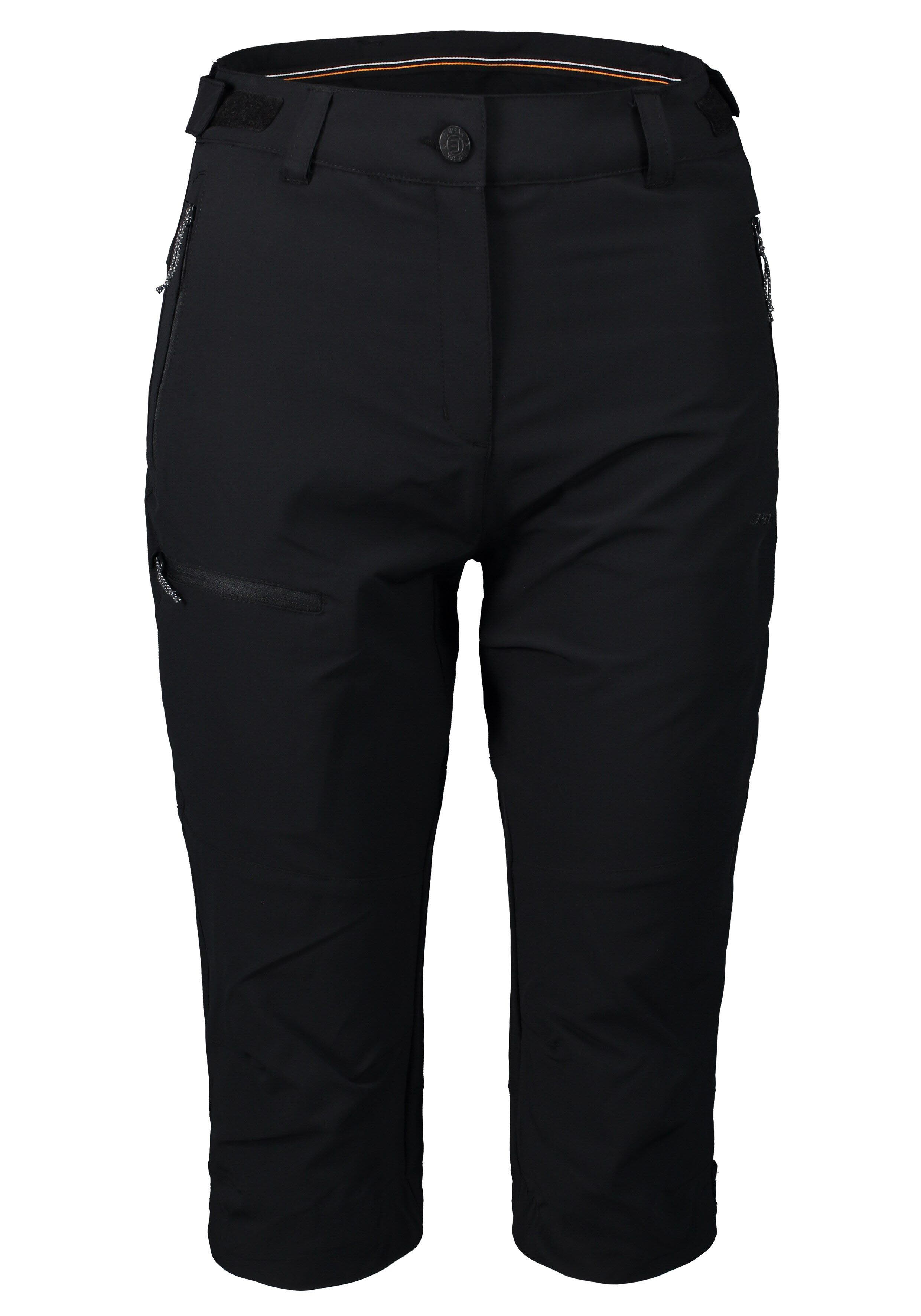 ICEPEAK BEATTIE Damen Wandershorts Trekkingshorts schwarz