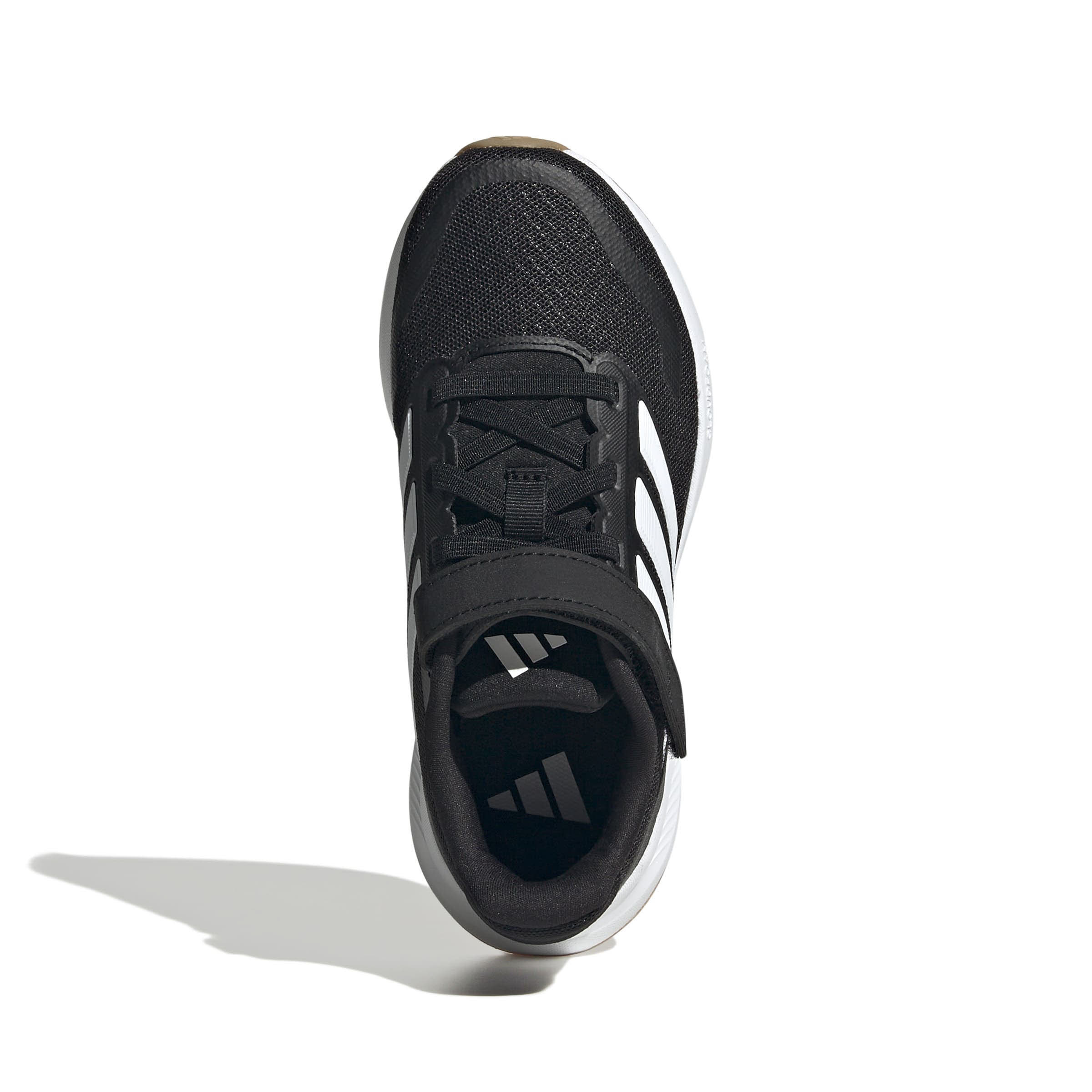 adidas RUNFALCON 5 EL C Kinder Sneaker Low sportlich Freizeitschuhe schwarz/weiß