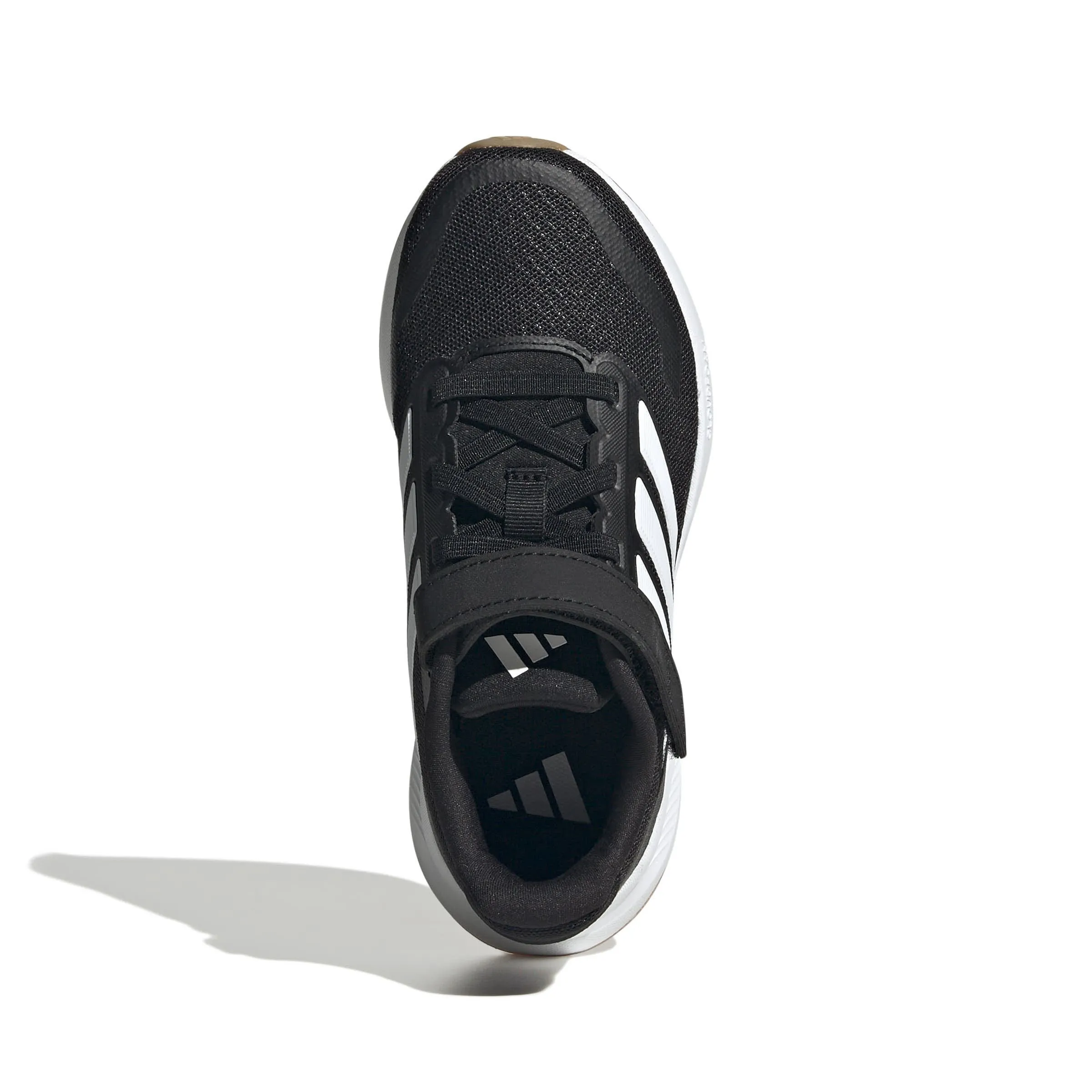 adidas RUNFALCON 5 EL C Kinder Sneaker Low sportlich Freizeitschuhe schwarz/weiß