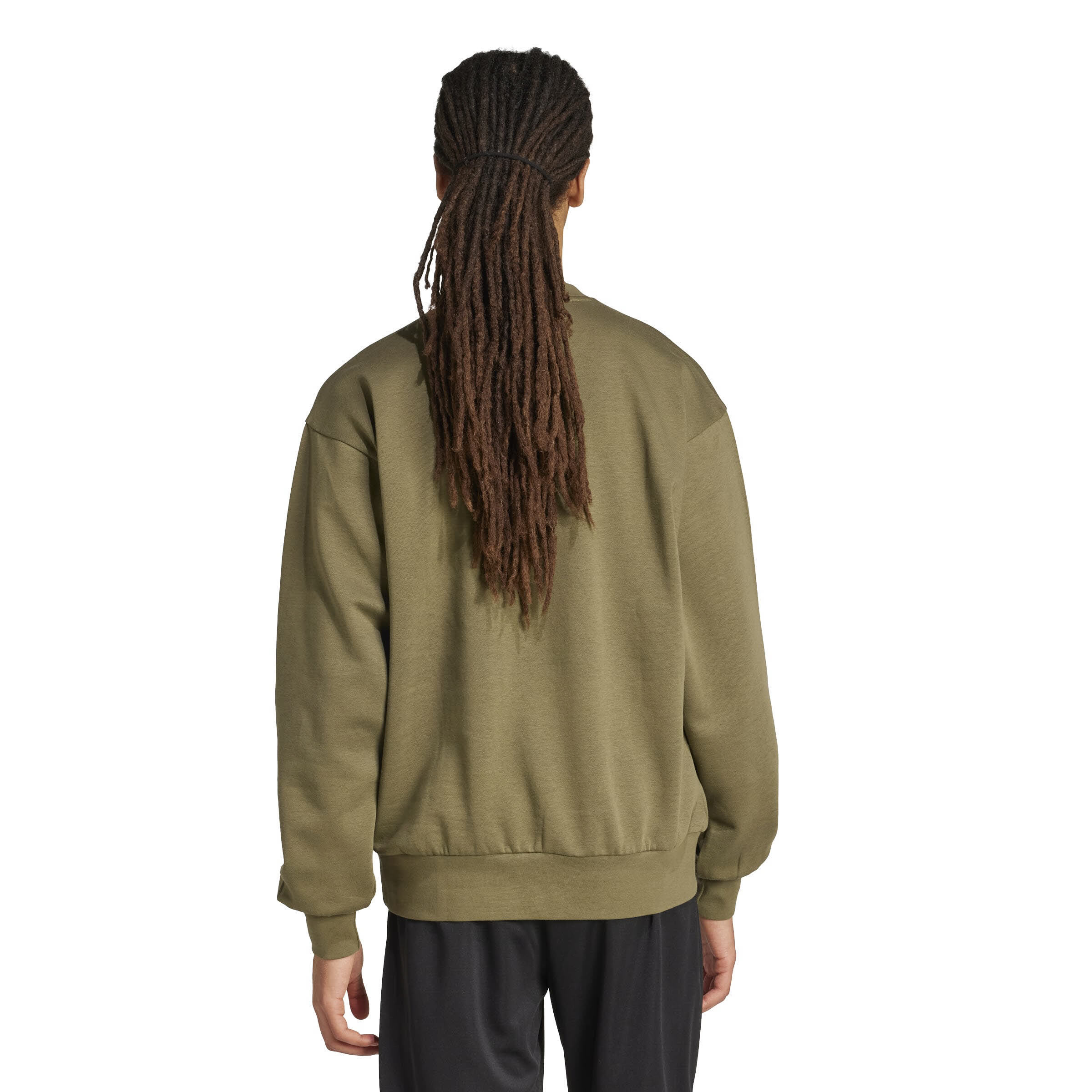 adidas Essentials Feelcozy Herren Sweatshirt grün