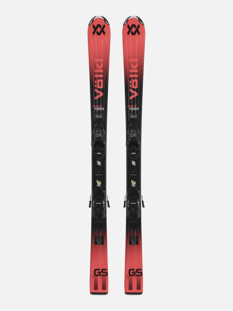 Völkl RACETIGER JR RED + 4.5 VMOT JR Kinder Ski Einsteiger 25/26 rot