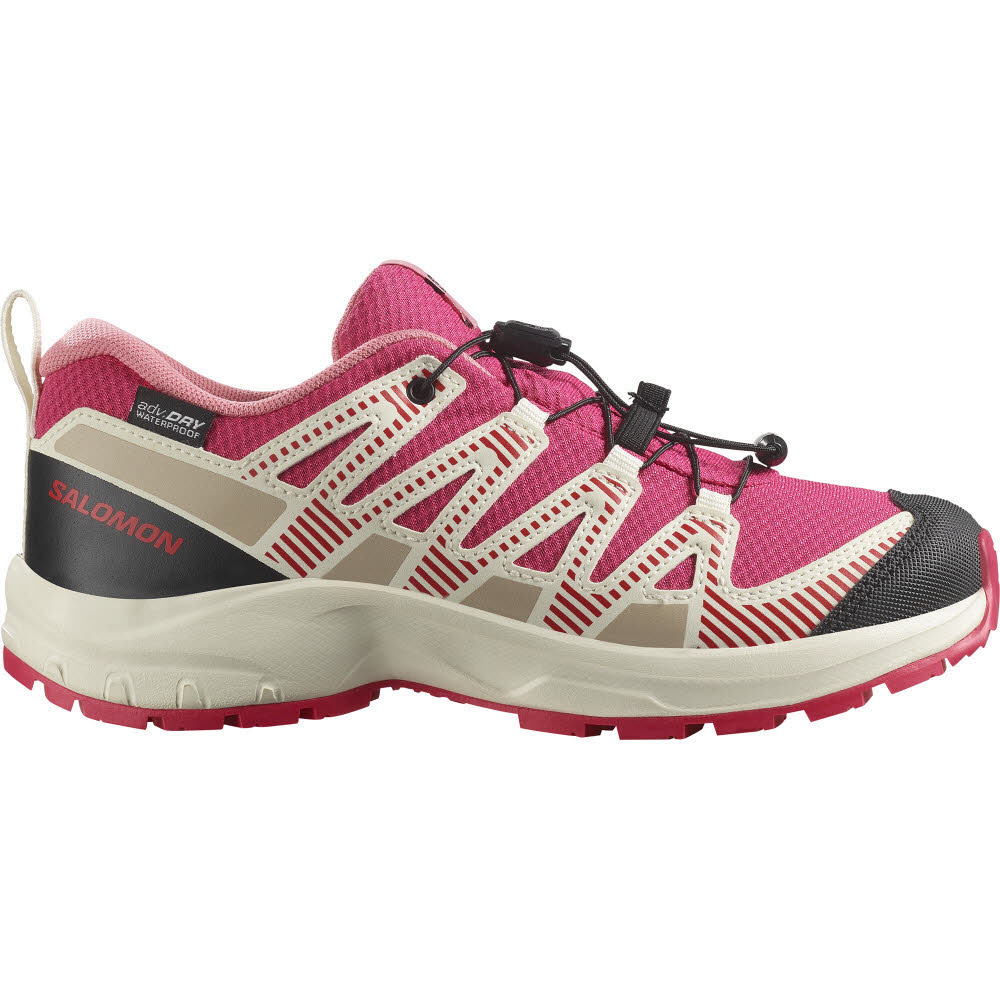 Salomon XA PRO V8 WP Mädchen Outdoorschuhe Wanderschuhe rouge red