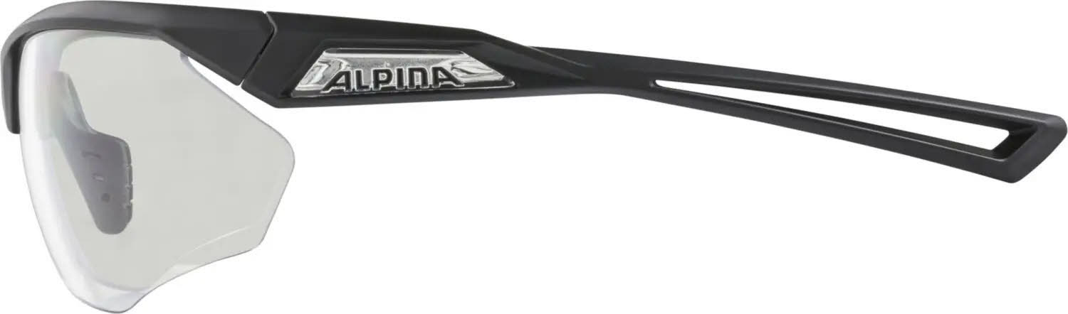 Alpina NYLOS HR Unisex Sportbrille Sonnenbrille schwarz