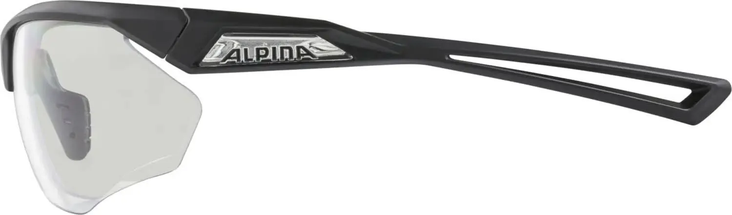 Alpina NYLOS HR Unisex Sportbrille Sonnenbrille schwarz