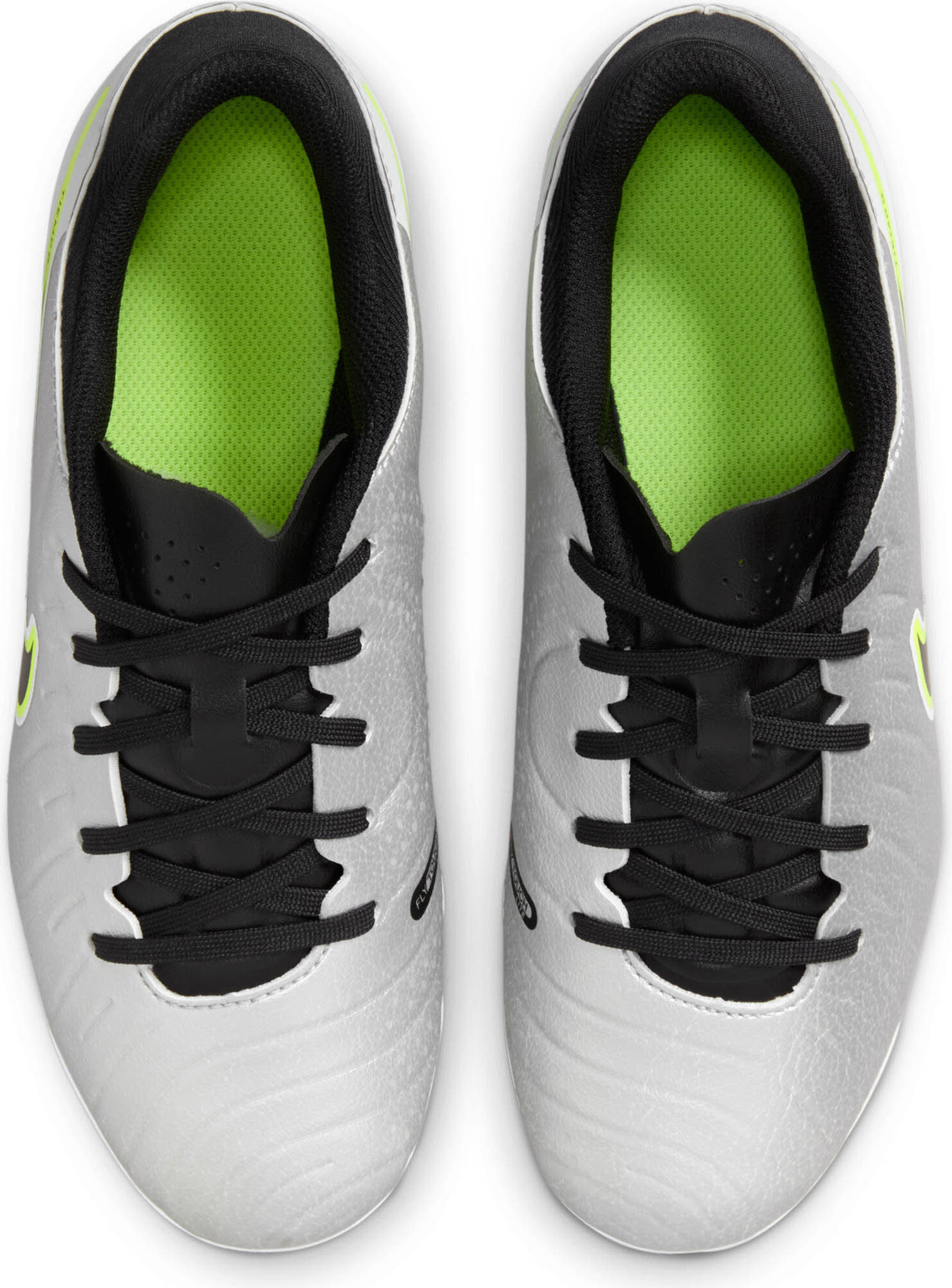 Nike Jr. Tiempo Legend 10 Academy Kinder Fußballschuhe metallic silver/black
