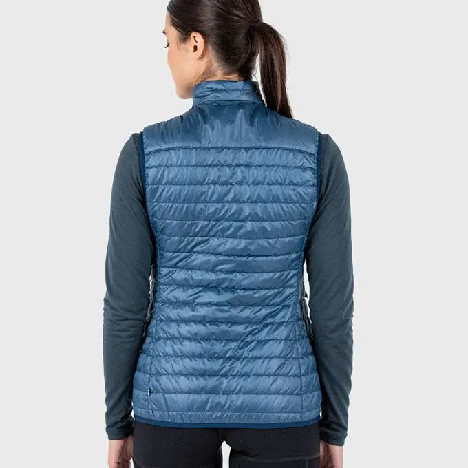 Fjällräven Padded Damen Outdoor Wander Weste Schwarz NEU