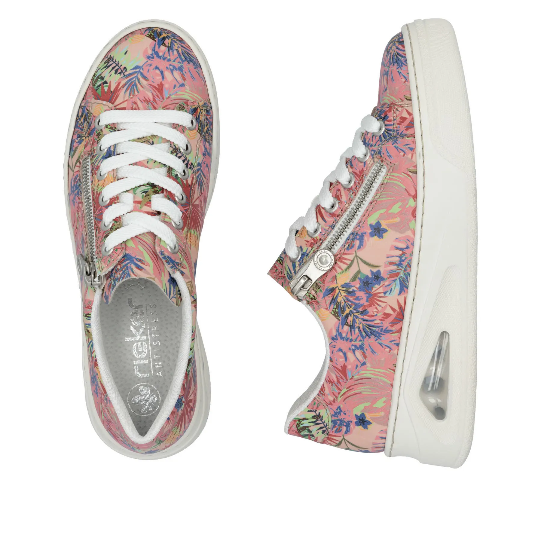 Rieker Damen Halbschuhe Sneaker multicolor bunt