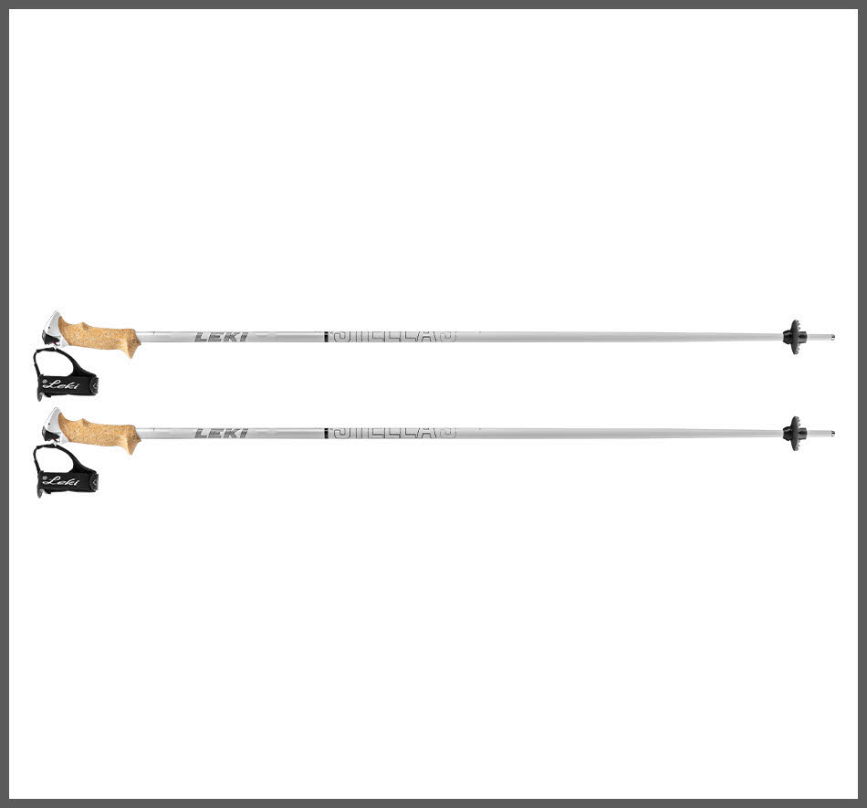 Leki Stella S Damen Skistock Alpin Skistöcke Skipoles 1 Paar NEU