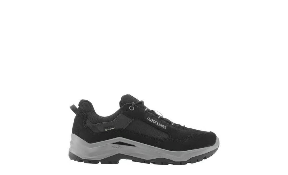 LOWA® VENTIERRA GTX LO Herren Wanderschuhe Trekkingschuhe Low schwarz/grau