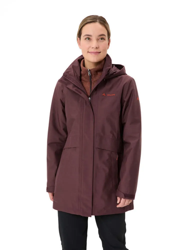 VAUDE Idris 3in1 Parka IV Damen 3in1 Winterjacke rot