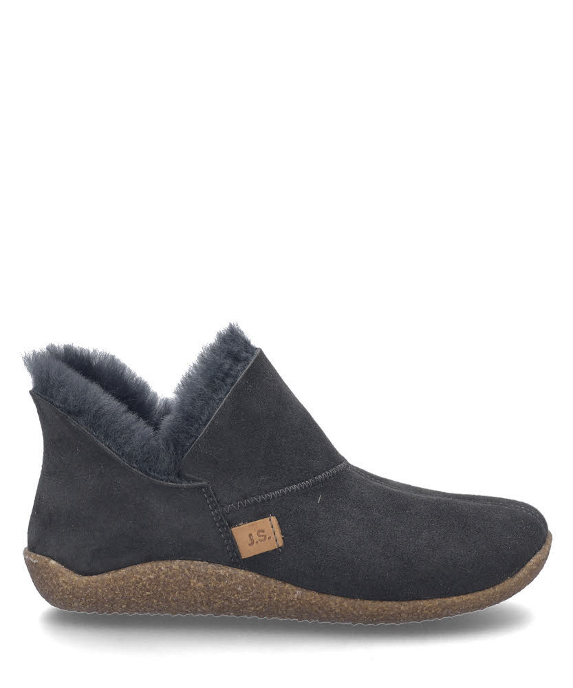 Josef Seibel Vinny 07 Damen Hausschuhe Filzschuhe anthrazit