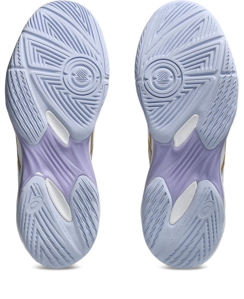 Asics GEL-ROCKET 12 Damen Hallenschuhe Sportschuhe white/champagne