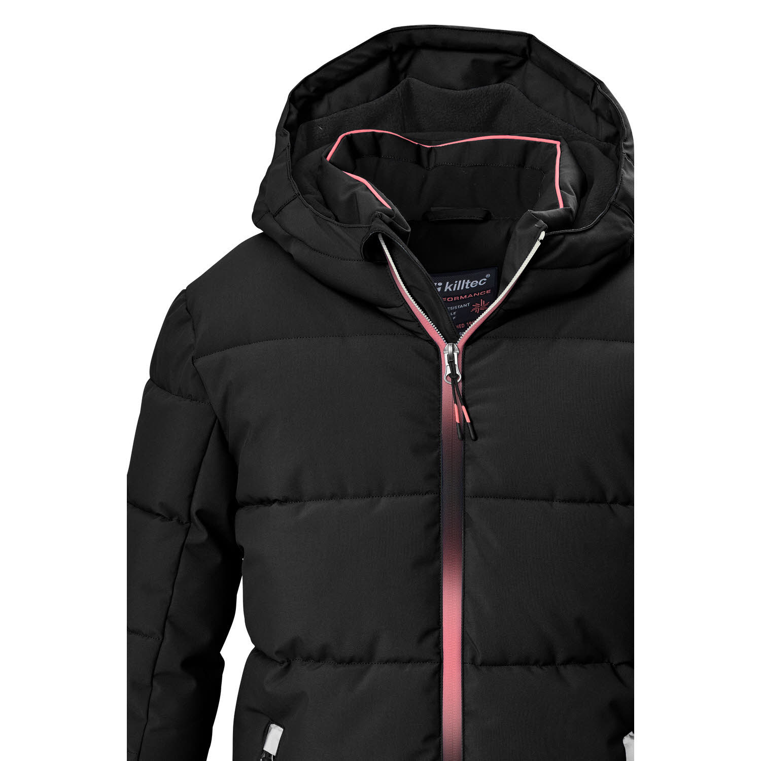 Killtec KSW 186 GRLS SKI JCKT Mädchen Skijacke Winterjacke schwarz