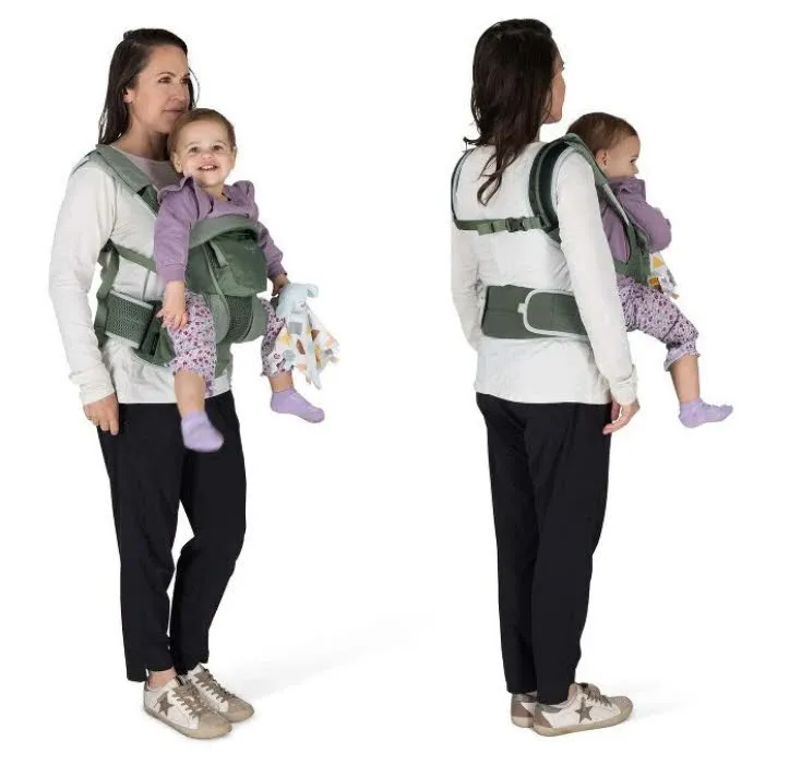 Osprey Poco Soft Child Carrier Kindertrage Kraxe Rucksack grün