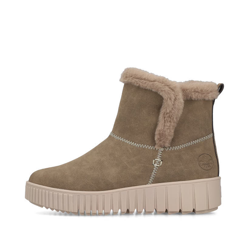 Rieker Damen Stiefelette Kurzstiefel steppe/fango