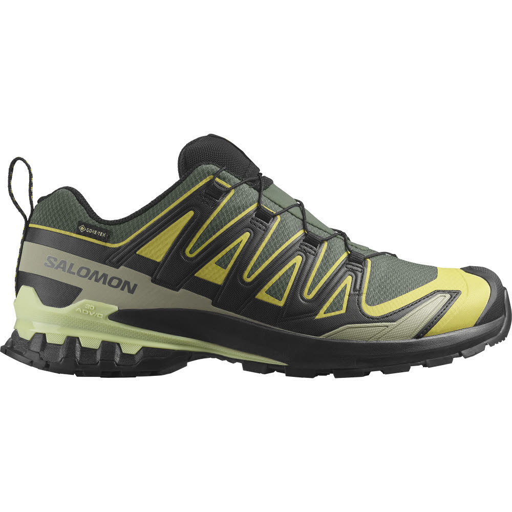 Salomon XA PRO 3D V9 GTX Herren Trailrunningschuhe Laufschuhe grün/gelb