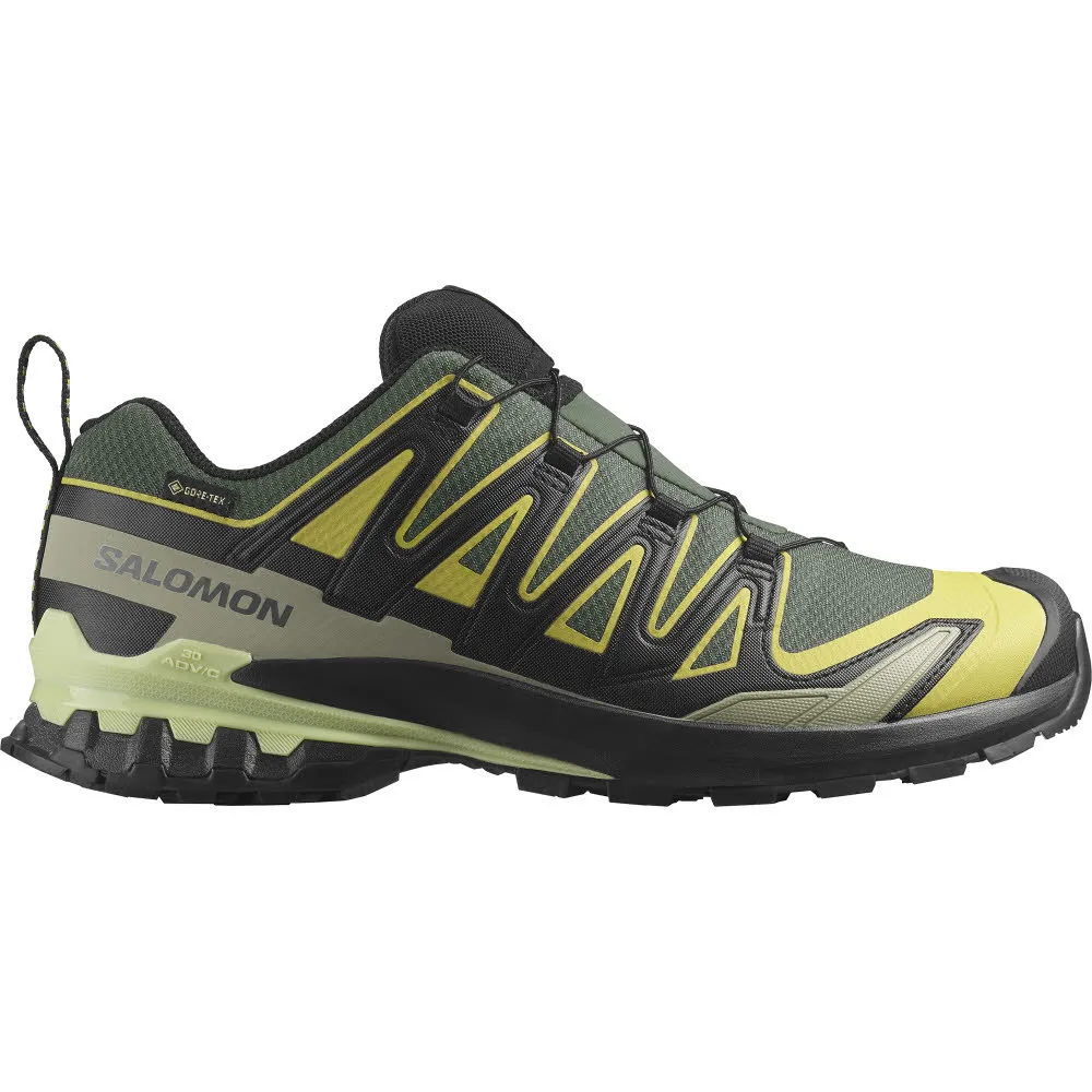 Salomon XA PRO 3D V9 GTX Herren Trailrunningschuhe Laufschuhe grün/gelb