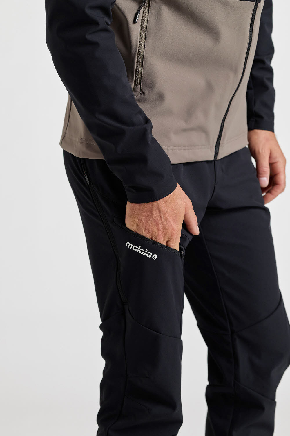 Maloja MarcusM Herren Wanderhose Trekkinghose schwarz
