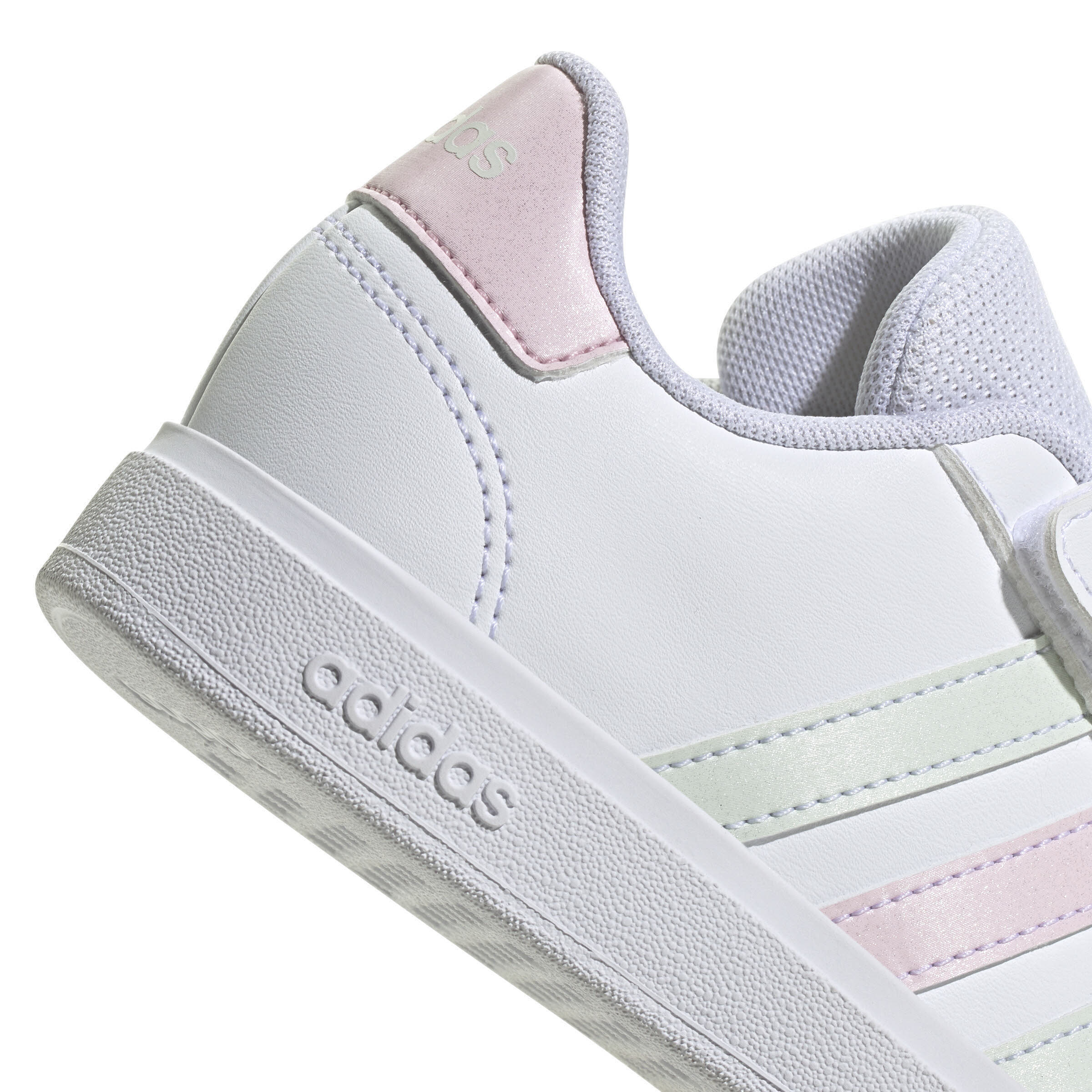 adidas Grand Court 2.0 Kids Schuh Mädchen Sneaker weiß/pink