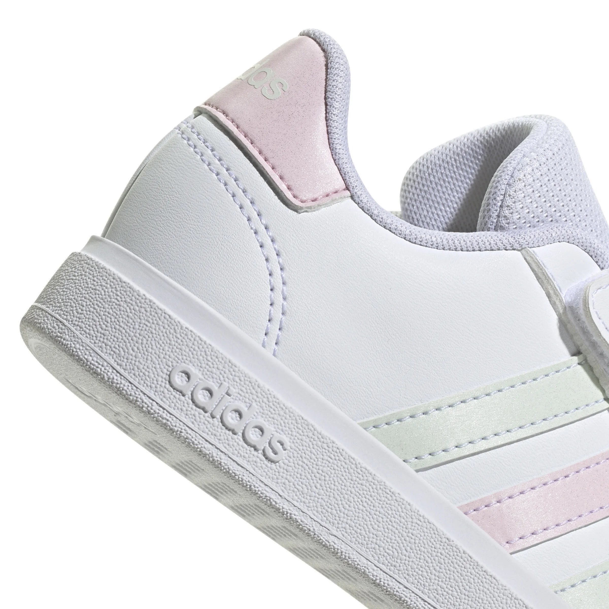 adidas Grand Court 2.0 Kids Schuh Mädchen Sneaker weiß/pink
