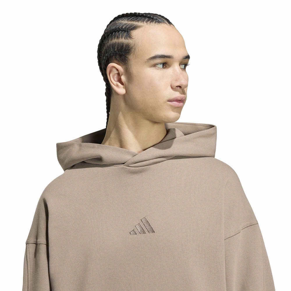 adidas KIT HOODIE Herren Kapuzenpullover khaki six