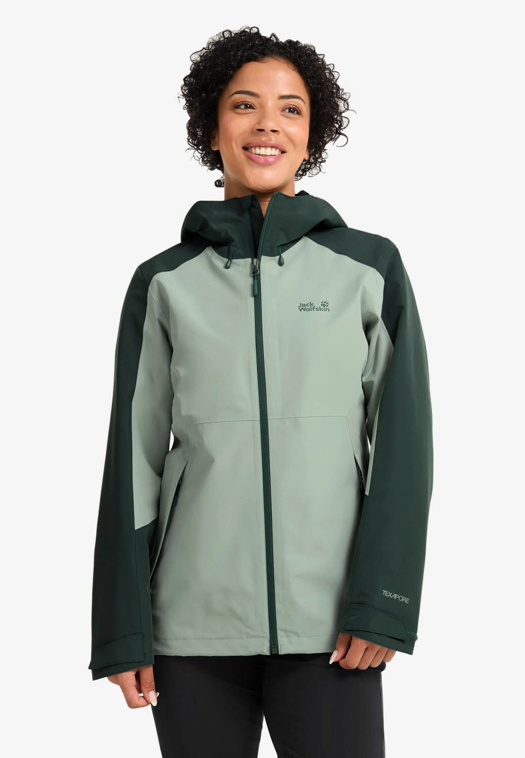 Jack Wolfskin Wildbound 2L Jkt Damen Regenjacke Windjacke grün
