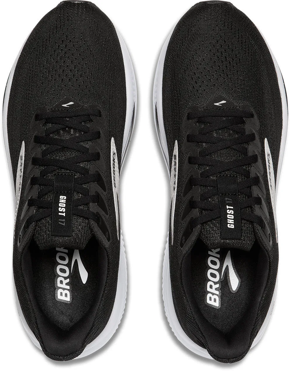 Brooks Ghost 17 Herren Laufschuhe Joggingschuhe schwarz/weiß/grau