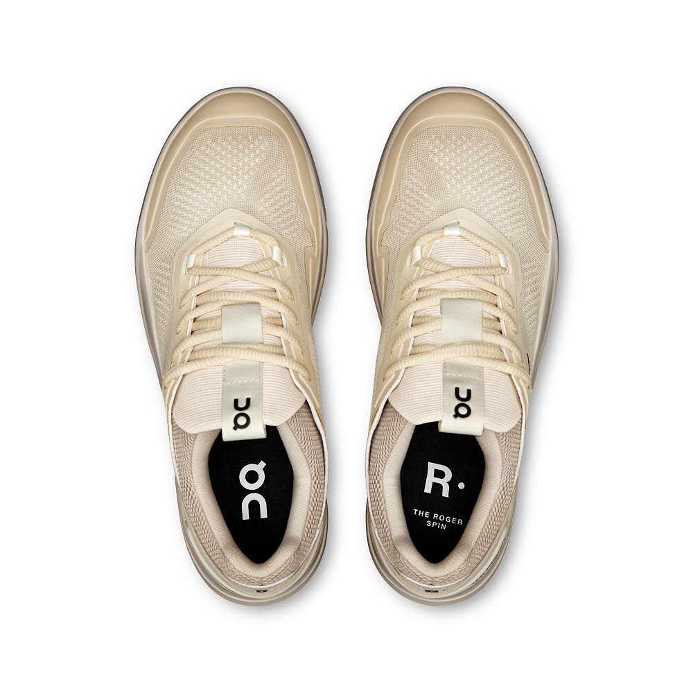 ON THE ROGER SPIN Damen Sneaker Low sportlich Freizeitschuhe sand/ivory