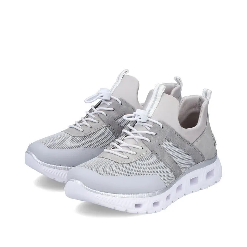 Rieker Damen Sneaker Low grau