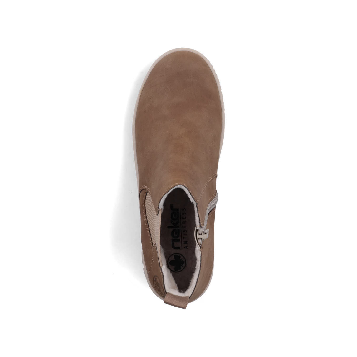 Rieker HWK Damen Stiefel Damen Modestiefel Chelsea Boots wood