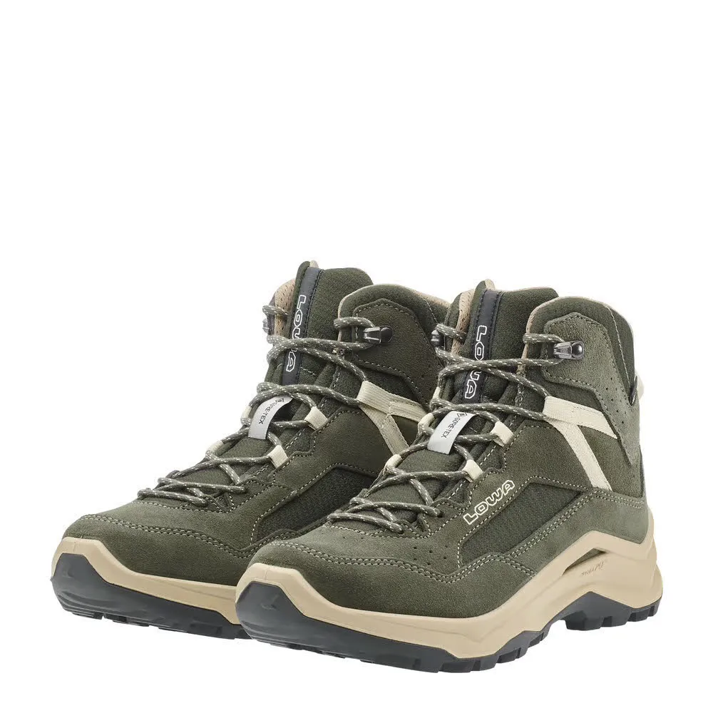 Lowa VENTIERRA GTX QC Ws Damen Wanderschuhe Trekkingschuhe High oliv/beige
