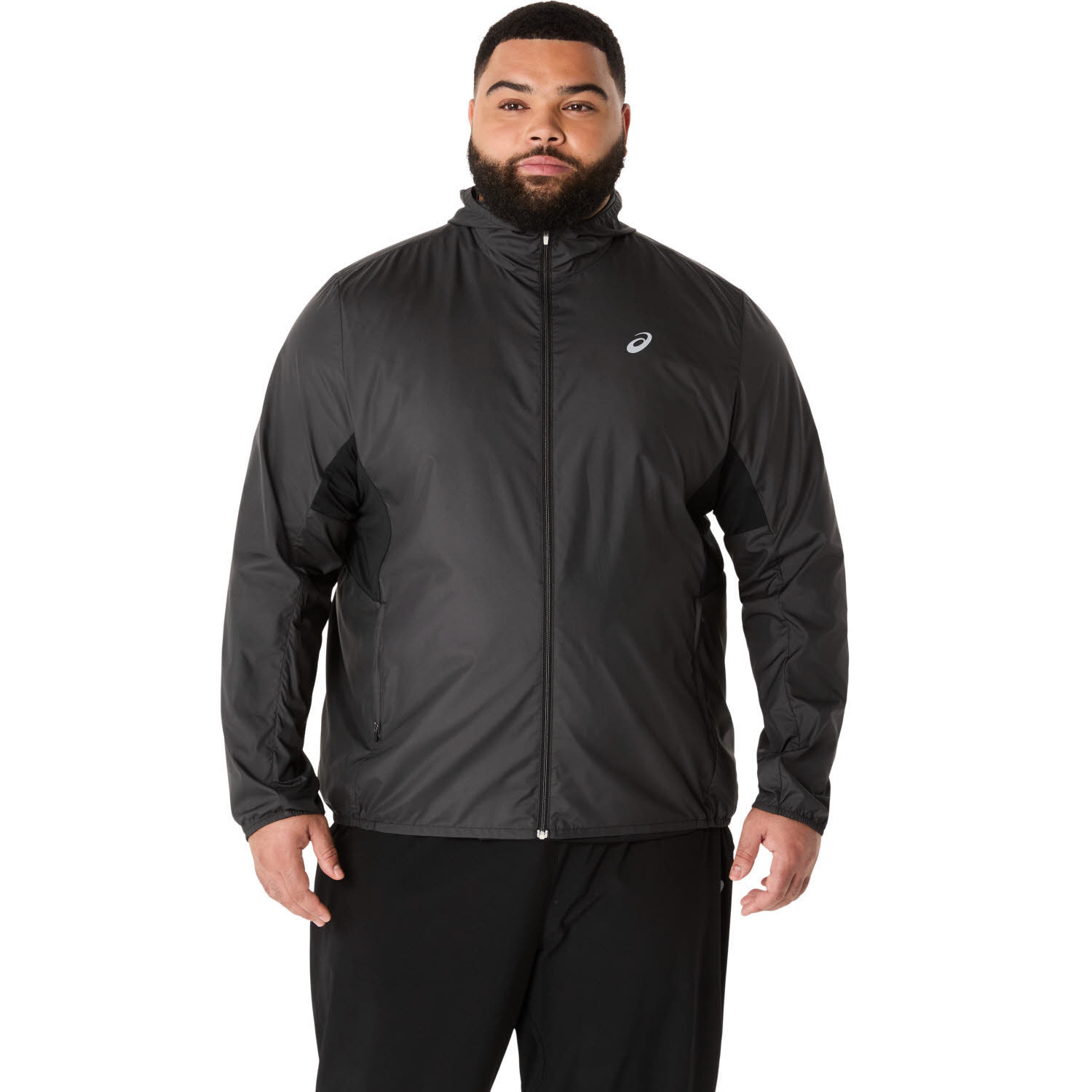 Asics CORE JACKET Herren Laufjacke Windjacke schwarz