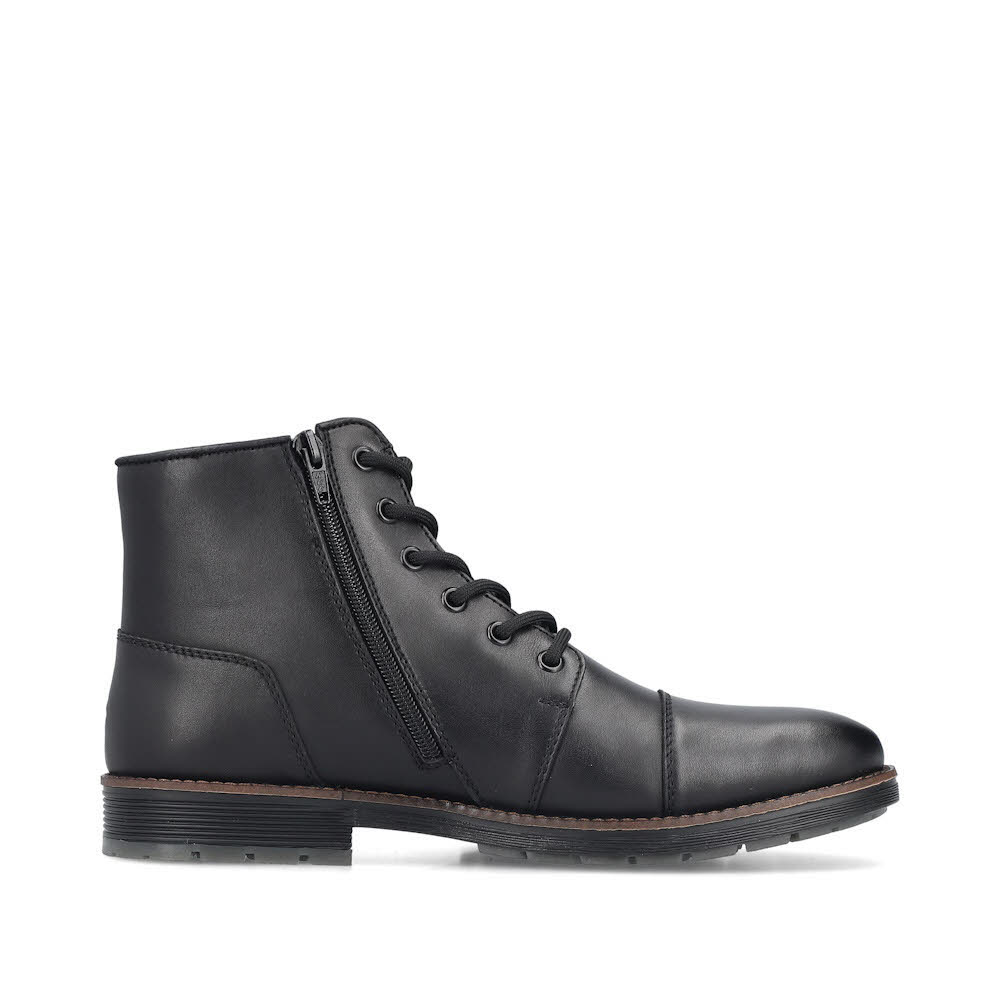 Rieker Schnürstiefel Herren Freizeitstiefel Stiefelette schwarz