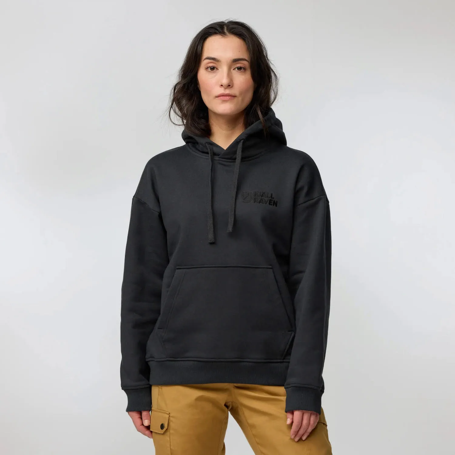 Fjällräven Classic Hoodie W Damen Kapuzenpullover schwarz