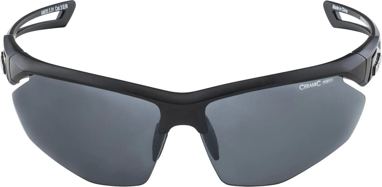 Alpina NYLOS HR Unisex Sportbrille Sonnenbrille black matt