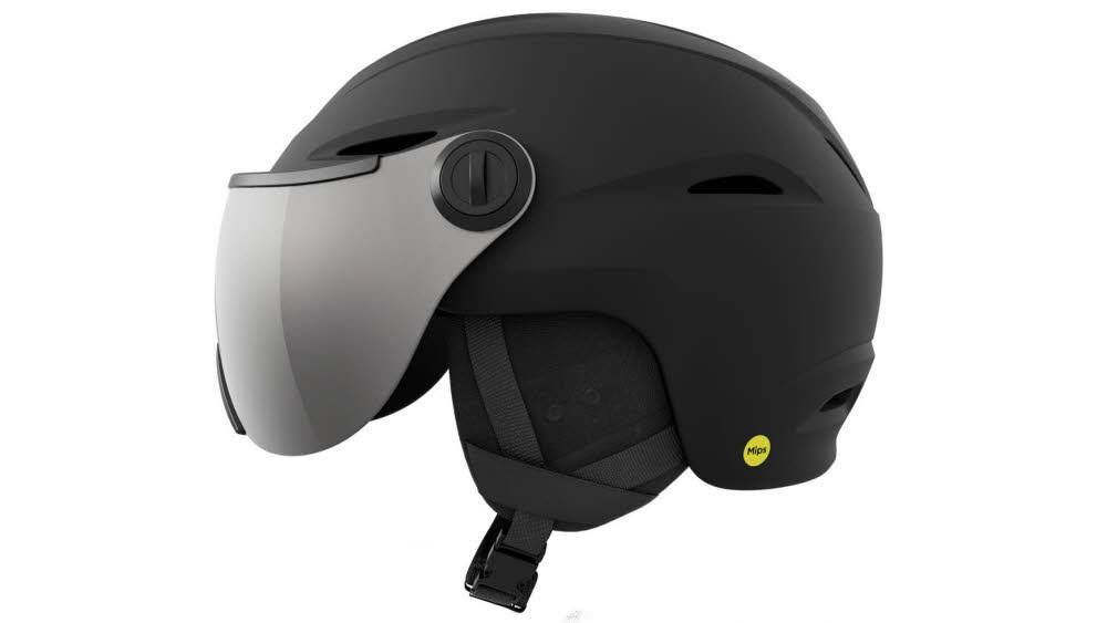 Giro Vue Mips Unisex Skihelm Visierhelm Snowboardhelm matte black/silver flash