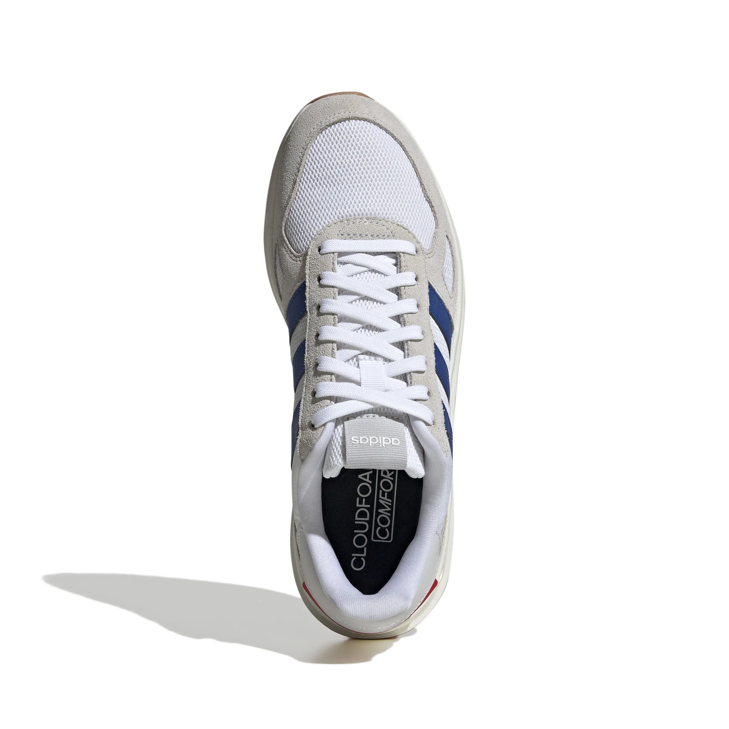 adidas RUN 84 Herren Sneaker Low sportlich Freizeitschuhe weiß/blau