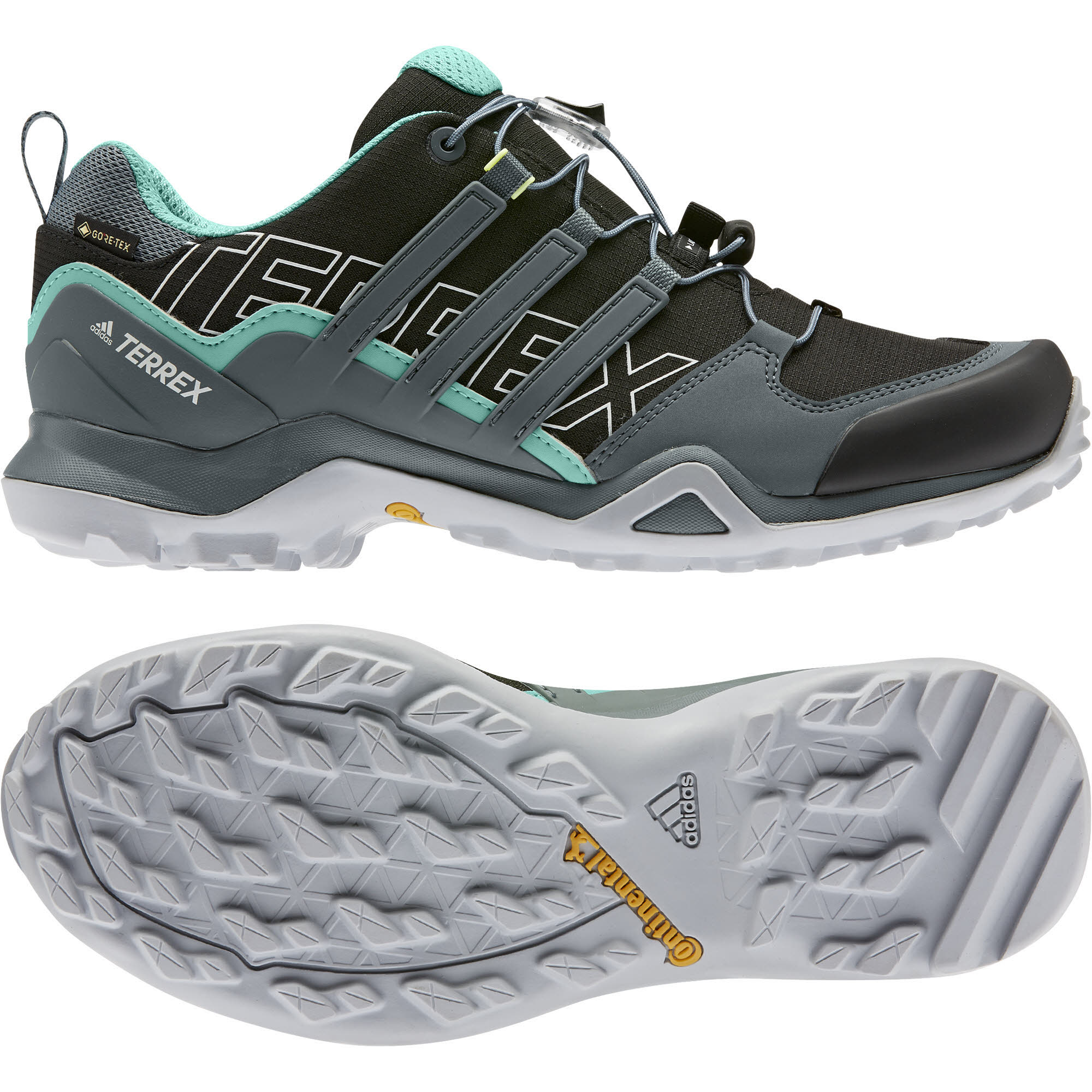 adidas Terrex Swift R2 GTX Damen Wanderschuhe Trekkingschuhe Outdoor black NEU