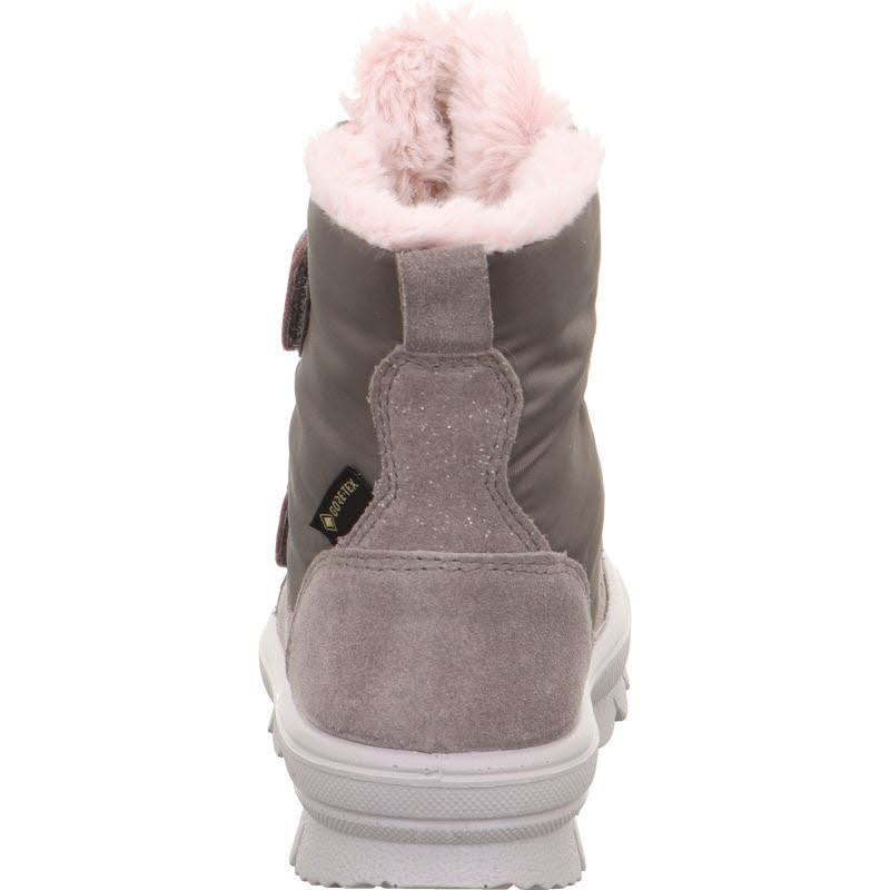 Superfit FLAVIA Mädchen Winterstiefel Snowboots grau/rosa